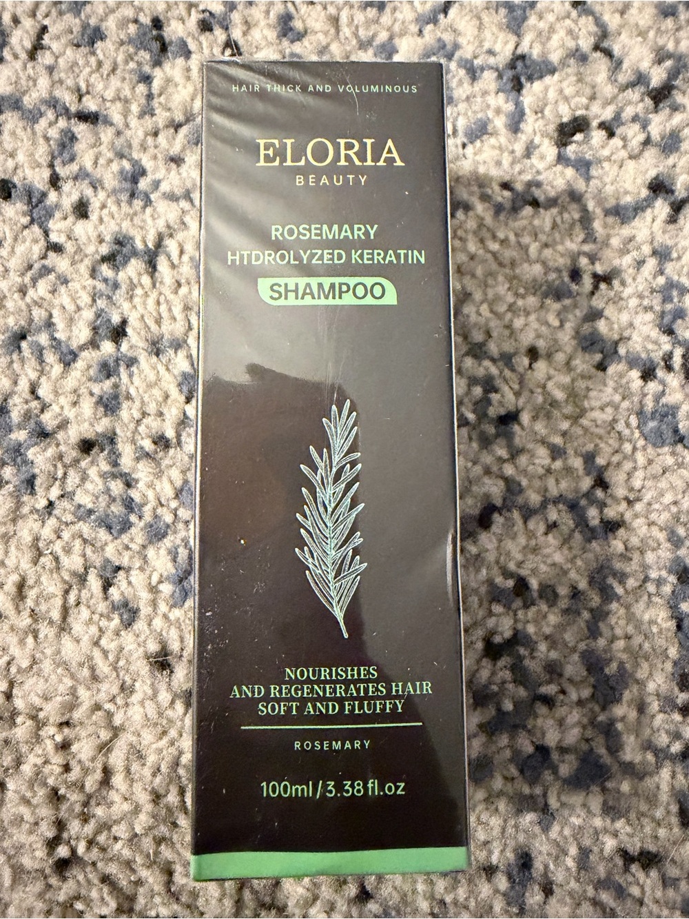 2-Pack Eloria Beauty Rosemary Hydrolyzed Keratin Shampoo – New